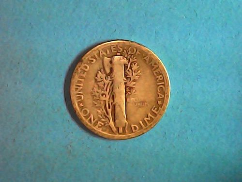 1918 S...Mercury Dime...Great Hole Filler...907