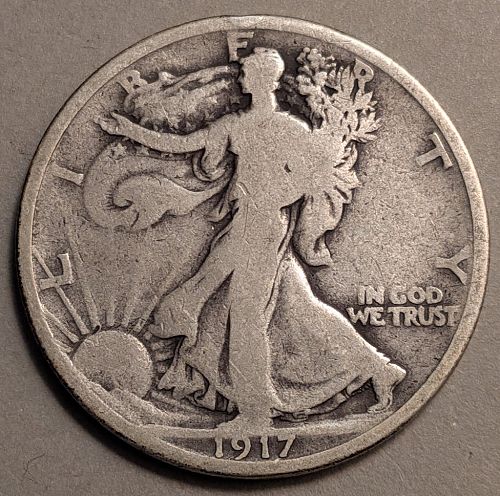 1917 Walking Liberty Half