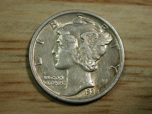 1938s Mercury Dime NICE !