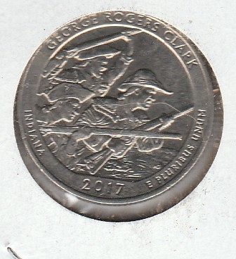 2017  D  GEORGE RODGERS CLARK  -  AMERICA THE BEAUTIFUL  -  QUARTER
