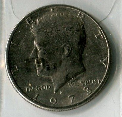 1973 - D  KENNEDY  HALF DOLLAR  --    FINE