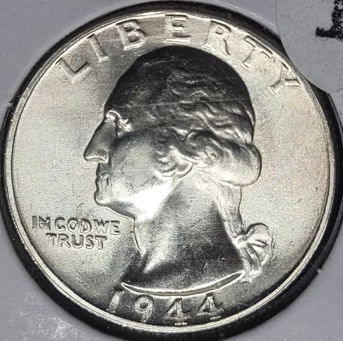 1944 Washington Silver Quarter GEM BU #0961