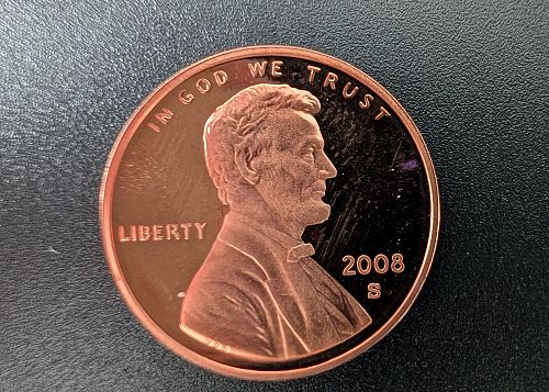 2008 S Proof Lincoln Memorial Cent