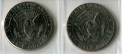 2 - 1999  -  D  KENNEDY  HALF DOLLARS   FINE or BETTER