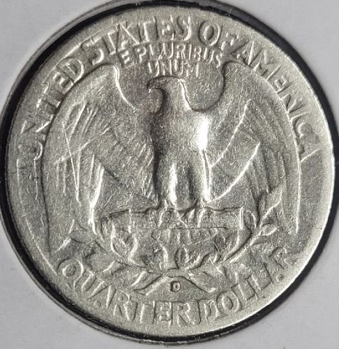 1935-D Washington Silver Quarter FINE #0934