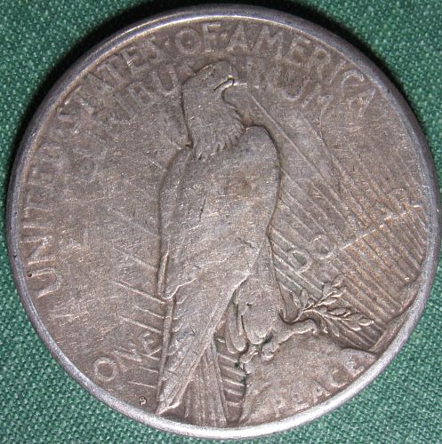 1922 S Peace Dollar