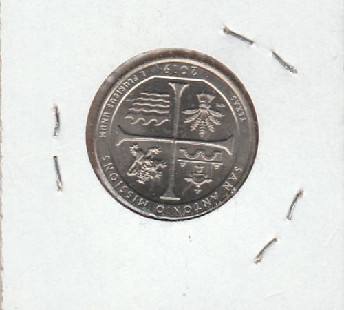 2019   P  SAN ANTONIO MISSIONS  -  AMERICA THE BEAUTIFUL  -  QUARTER