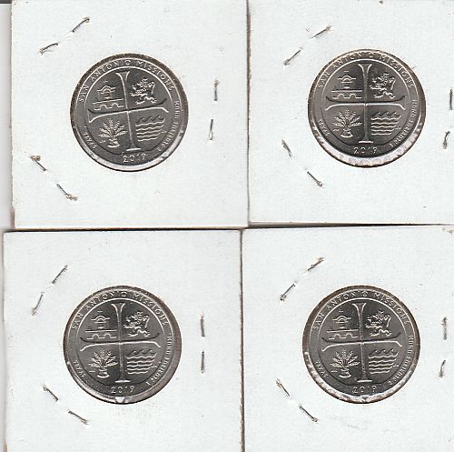 2019   P  SAN ANTONIO MISSIONS  -  AMERICA THE BEAUTIFUL  -  QUARTER
