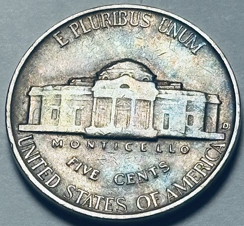 1942 D Jefferson Nickels