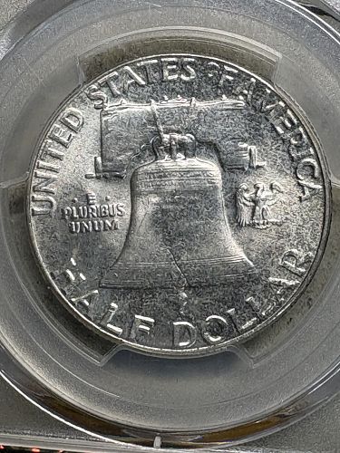 1958 Franklin Half Dollar PCGS MS65
