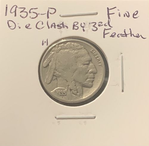 1935-P BUFFALO NICKEL FINE COND BIN .70