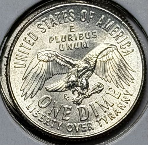 2026-P Die Crack Var#1 Choice Brilliant Uncirculated Emerging Liberty Clad Dime