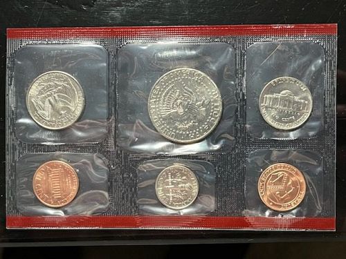 1997 P&D Uncirculated Mint Set - 10 Coins In Original Packaging