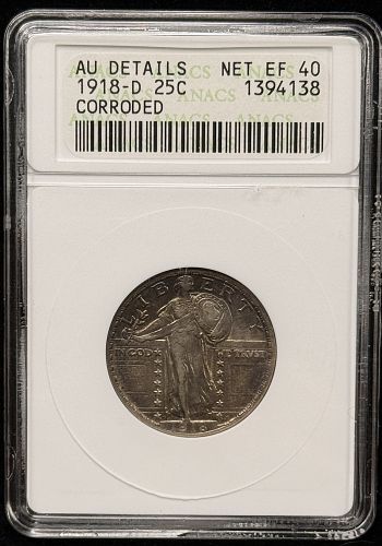 1918 D Standing Liberty Quarter Coin Value, Prices & Info | USA