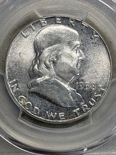 1958 Franklin Half Dollar PCGS MS65