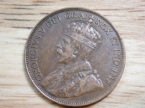 1918 Canada One cent NICE !