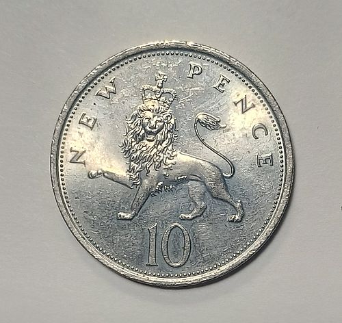 1975 Great Britain New Pence BU KM-912