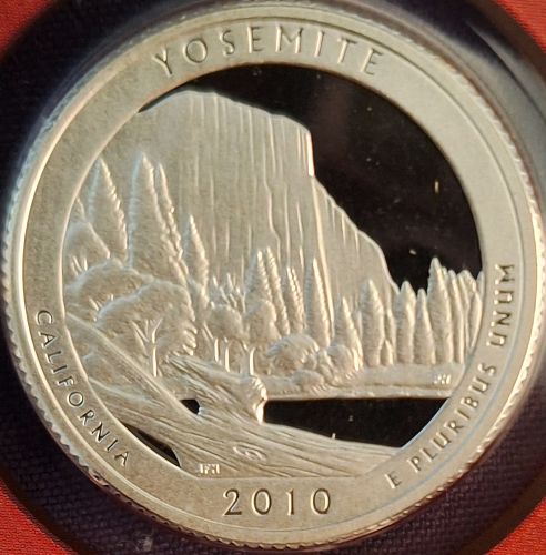 Yosemite Washington Quarter 2010-S Silver PF Will Crack Out Of A Proof Set