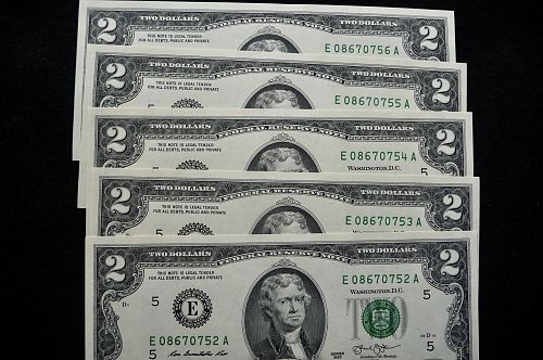 2013 $2.00 F R Notes