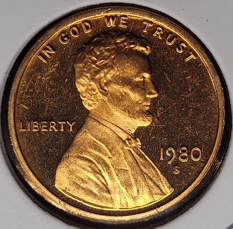 1980-S Proof Lincoln Memorial Cent #01253