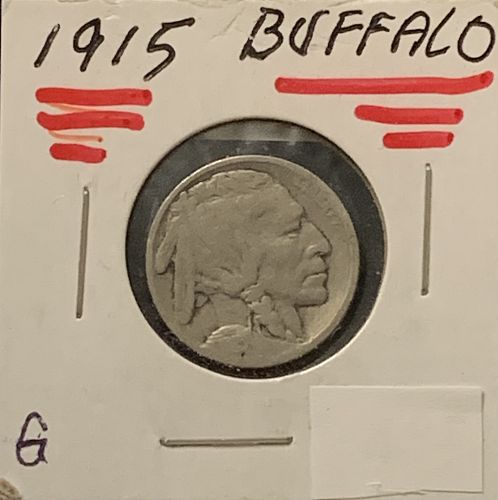 1915-P BUFFALO NICKEL G COND BIN 3.00
