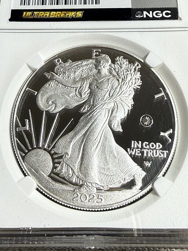 2025 W American Silver Eagle Laser Engraved Privy