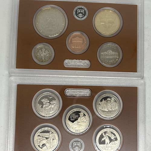 2016-S US Mint Proof Set, 13 Coin Set OGP, COA