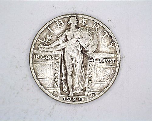 1929 P Standing Liberty Quarter - EF
