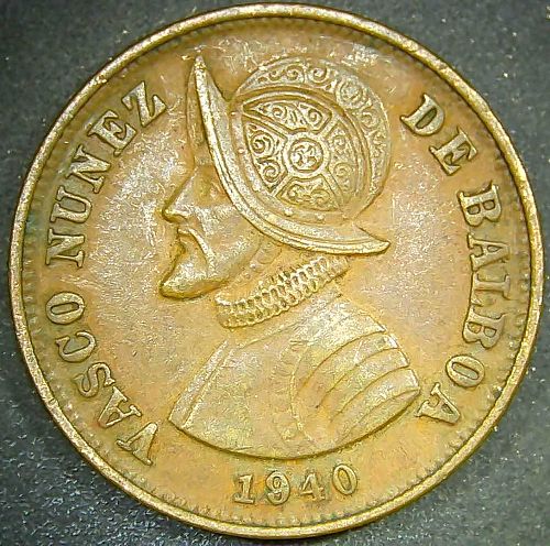 1940 Panama 1 1/4 Centesimos Coin KM# 15 Uno Y Cuarto Centesimos Choice XF/AU