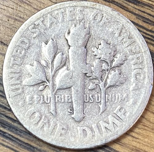 1946S Roosevelt dime in GOOD condition