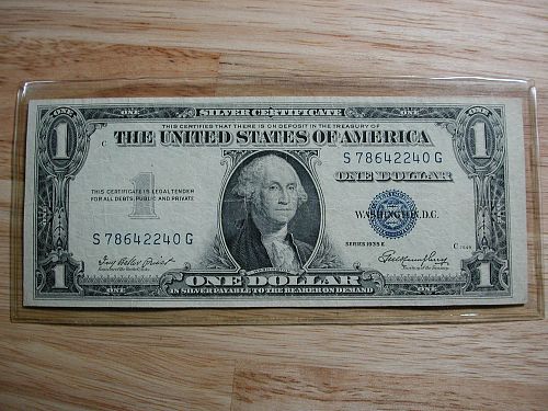 1935e1.00 Silver Certificate NICE !