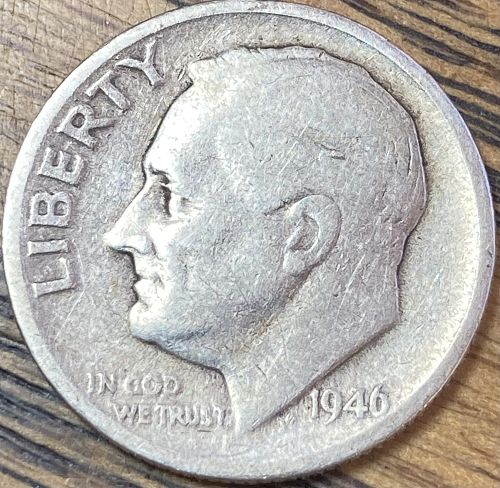 1946S Roosevelt dime in GOOD condition