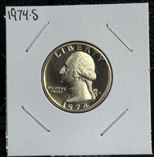 1974-S Washington Proof Clad Quarter