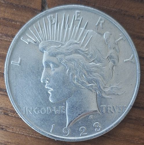 1923 Peace Dollar