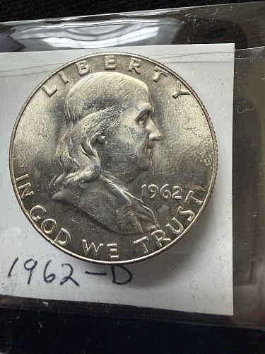 1962 D Franklin Half Dollar