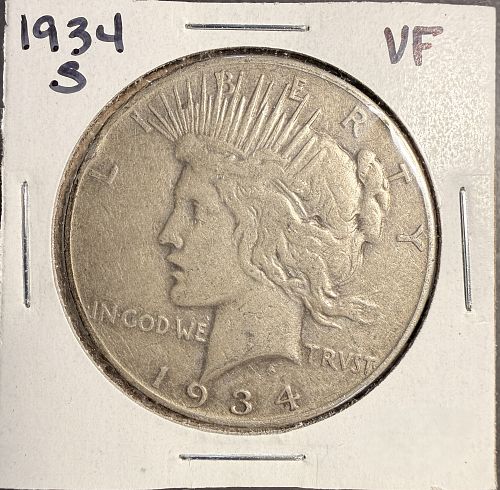 1934 S Peace Dollar Coin Value, Prices & Info | USA Coin Book