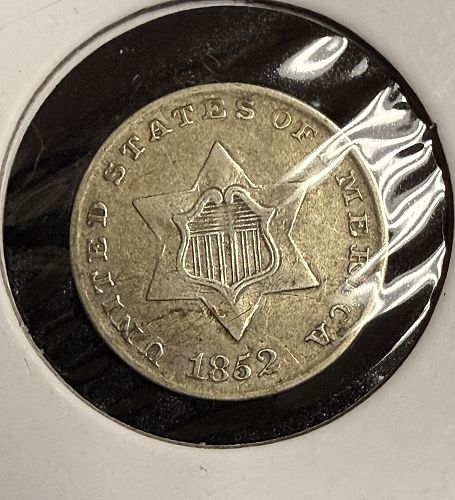 1852 Silver Three Cent Three Cent Coin Value, Prices & Info | USA