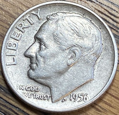 1956D Roosevelt in EXTREMELY FINE condition
