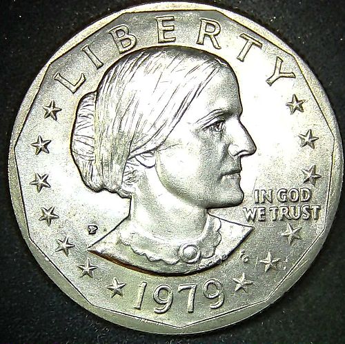 1979-P Susan B Anthony Dollar - Brilliant Uncirculated BU - Clean Satin Luster