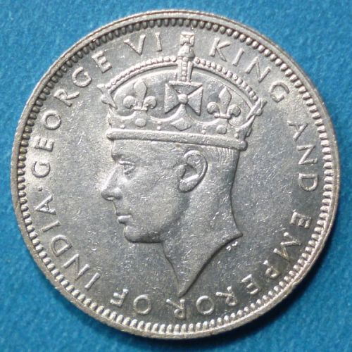 Malaya 20 Cents 1945 KM# 5a Silver