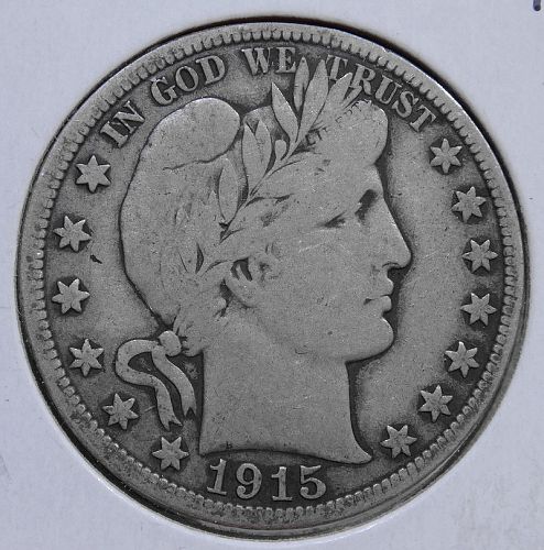 1915 D Barber Half Dollar Coin Value, Prices & Info | USA Coin Book