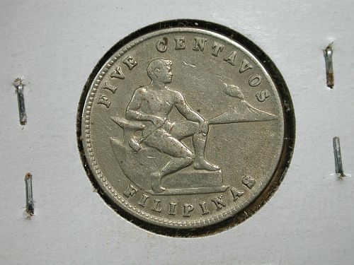 1944 Five Centavos Philippines NICE