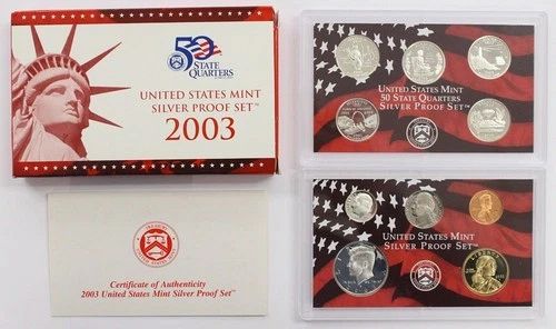 2003 SILVER PROOF SET SET