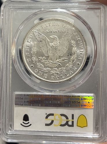 1881 CC Morgan Dollars PCGS MS 63