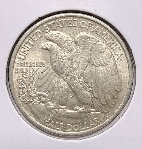 1936 Walking Liberty Half Dollar, MS60+  (17590)