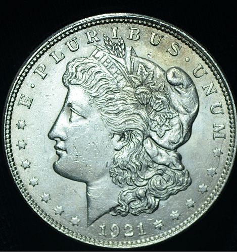 1921 $1 Morgan Silver Dollar BU - 25297