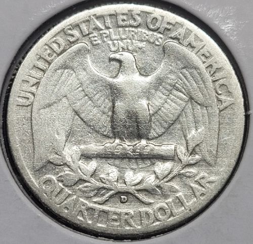 1935-D Washington Silver Quarter FINE #0934