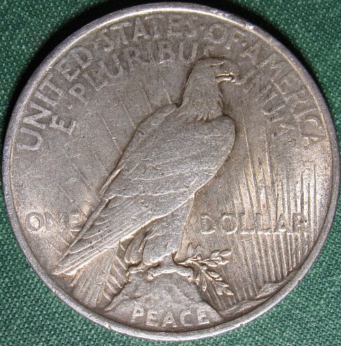 1922 P Peace Dollar