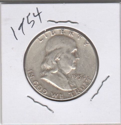 1954  P   FRANKLIN HALF DOLLAR