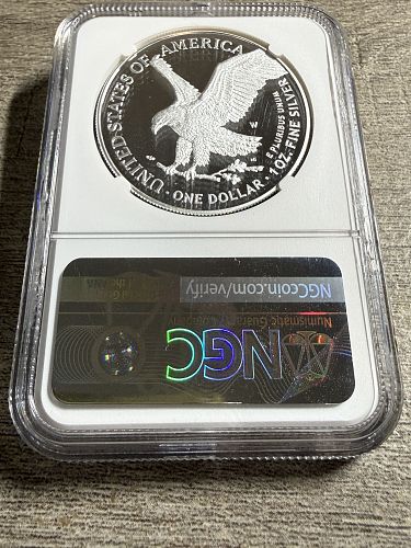 2025 W American Silver Eagle Laser Engraved Privy